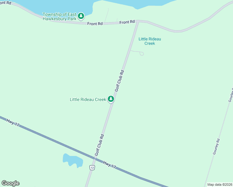 map of restaurants, bars, coffee shops, grocery stores, and more near 1165 Golf Club Road in Hawkesbury