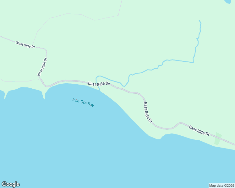 map of restaurants, bars, coffee shops, grocery stores, and more near South End Road in Beaver Island