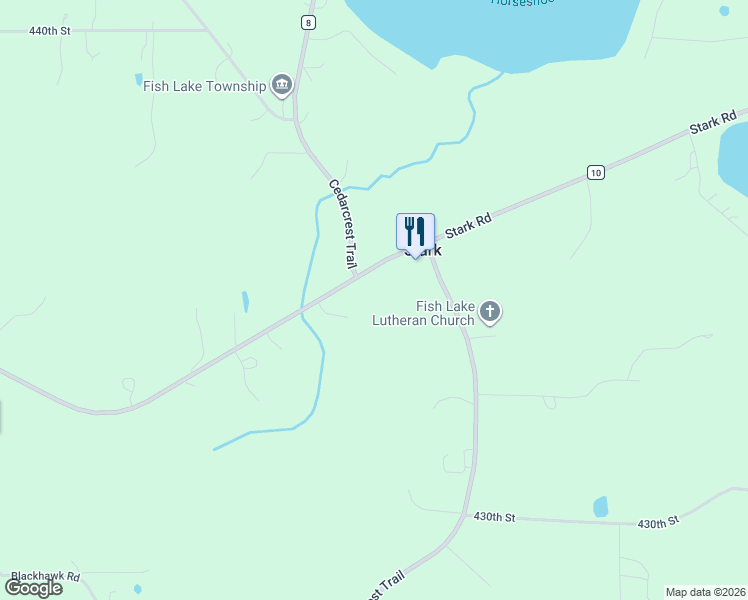 map of restaurants, bars, coffee shops, grocery stores, and more near 2335 Stark Road in Harris
