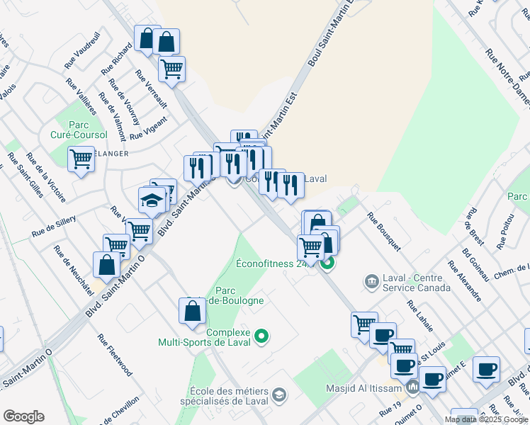 1500 Boulevard des Laurentides, Laval QC Walk Score