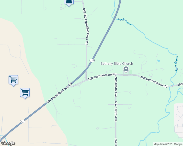map of restaurants, bars, coffee shops, grocery stores, and more near 8550 Northwest Old Cornelius Pass Road in Hillsboro