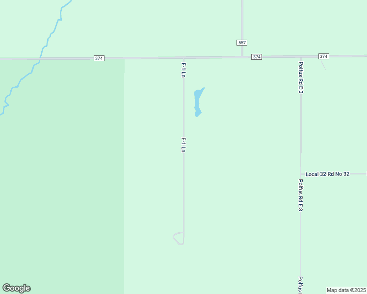 map of restaurants, bars, coffee shops, grocery stores, and more near F-1 Lane in Menominee County