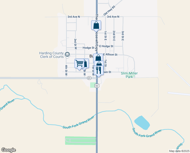 map of restaurants, bars, coffee shops, grocery stores, and more near in Buffalo