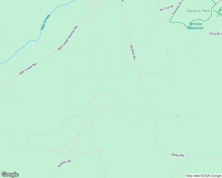 map of restaurants, bars, coffee shops, grocery stores, and more near 3695 Skyline Road in The Dalles