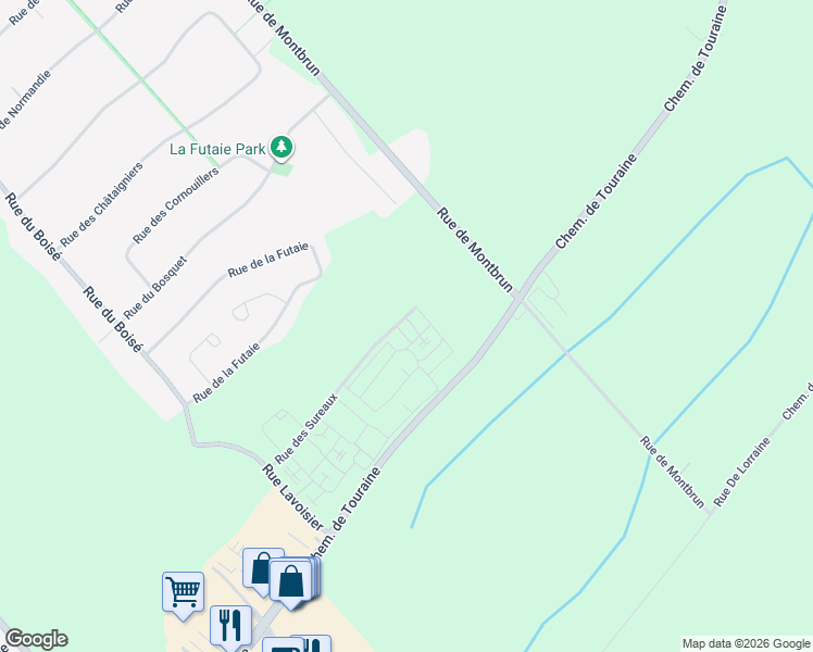 map of restaurants, bars, coffee shops, grocery stores, and more near 804 Rue des Sureaux in Boucherville
