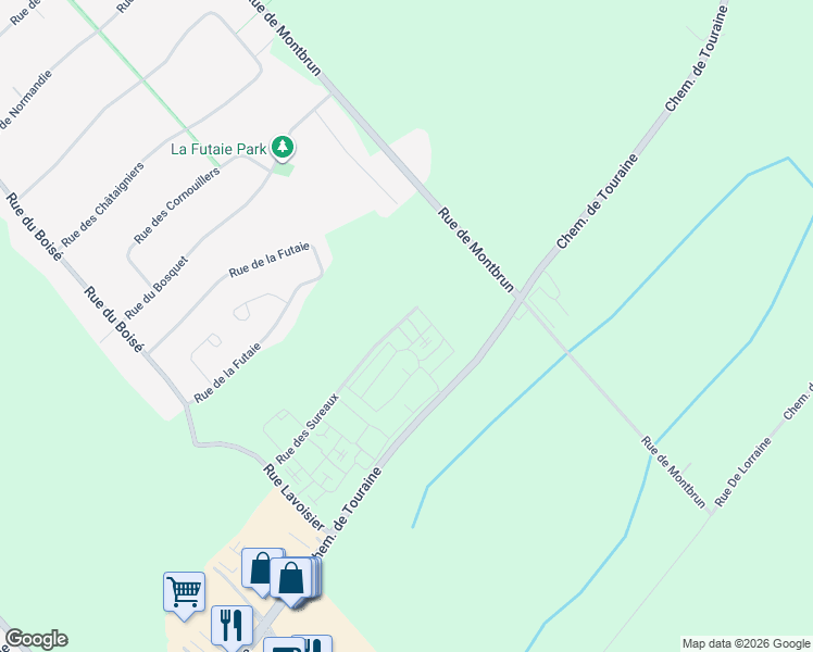 map of restaurants, bars, coffee shops, grocery stores, and more near 804 Rue des Sureaux in Boucherville