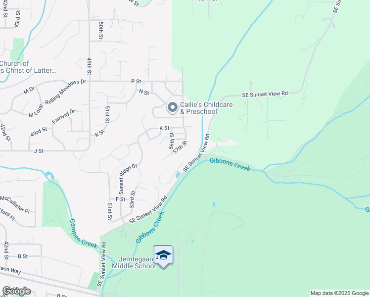 map of restaurants, bars, coffee shops, grocery stores, and more near 912 57th Street in Washougal