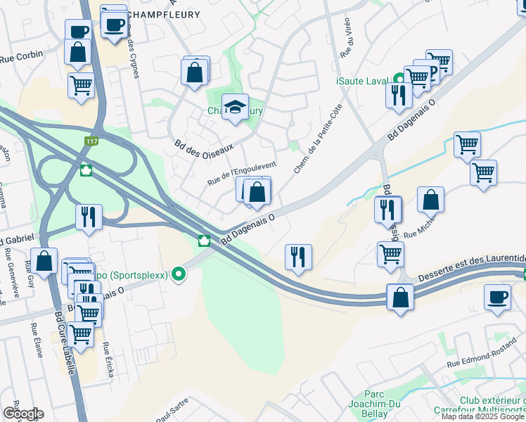 2275 Boulevard Dagenais Ouest, Laval QC Walk Score