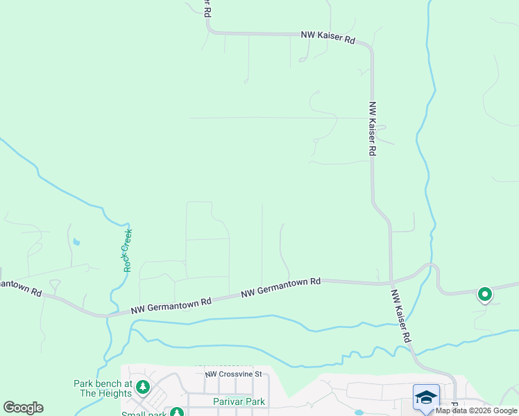 map of restaurants, bars, coffee shops, grocery stores, and more near 16685 Northwest Germantown Road in Portland