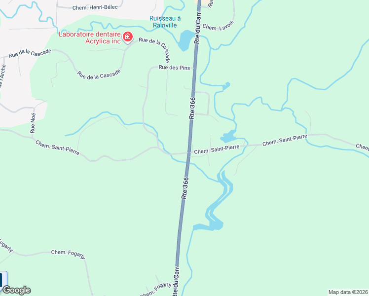 map of restaurants, bars, coffee shops, grocery stores, and more near 1886 Route du Carrefour in Val-des-Monts