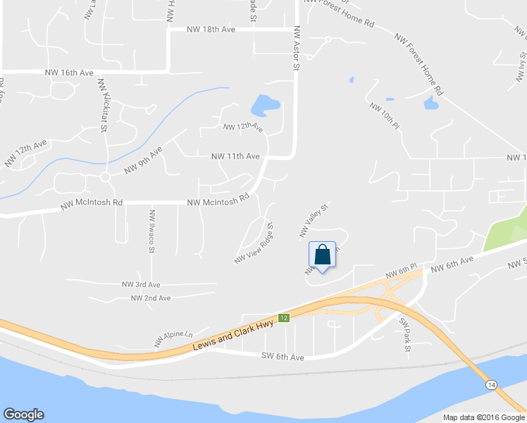 map of restaurants, bars, coffee shops, grocery stores, and more near 722 Northwest View Ridge Street in Camas