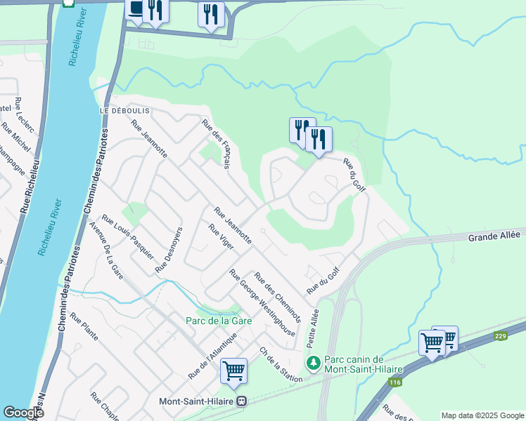 210 Golf Street, MontSaintHilaire QC Walk Score