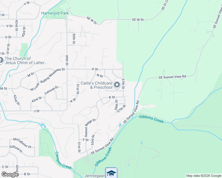 map of restaurants, bars, coffee shops, grocery stores, and more near 5475 L Street in Washougal