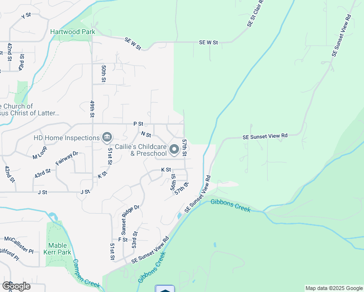 map of restaurants, bars, coffee shops, grocery stores, and more near 5697 N Street in Washougal