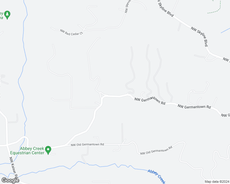 map of restaurants, bars, coffee shops, grocery stores, and more near 14345 Northwest Germantown Road in Portland