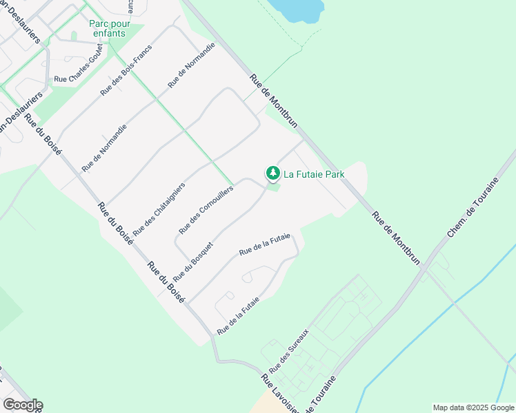 map of restaurants, bars, coffee shops, grocery stores, and more near 694 Rue du Bosquet in Boucherville