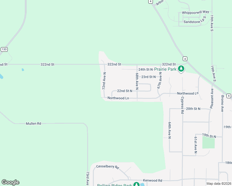 map of restaurants, bars, coffee shops, grocery stores, and more near 6933 22nd Street North in St. Cloud