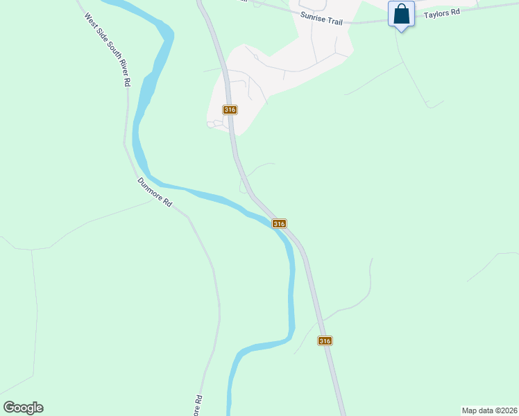 map of restaurants, bars, coffee shops, grocery stores, and more near 4614 Nova Scotia 316 in Antigonish
