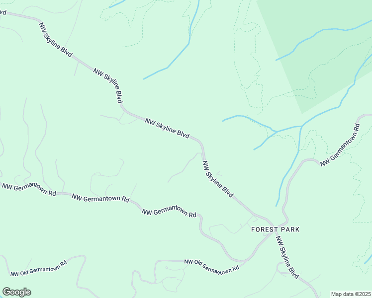 map of restaurants, bars, coffee shops, grocery stores, and more near 9205 Northwest Skyline Boulevard in Portland