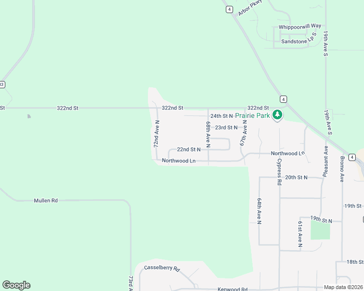 map of restaurants, bars, coffee shops, grocery stores, and more near 6933 22nd Street North in St. Cloud