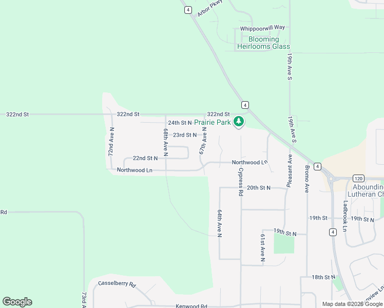 map of restaurants, bars, coffee shops, grocery stores, and more near 6798 22nd Street North Loop in St. Cloud