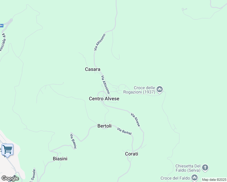 map of restaurants, bars, coffee shops, grocery stores, and more near 3 Via Mastrotti in Mastrotti
