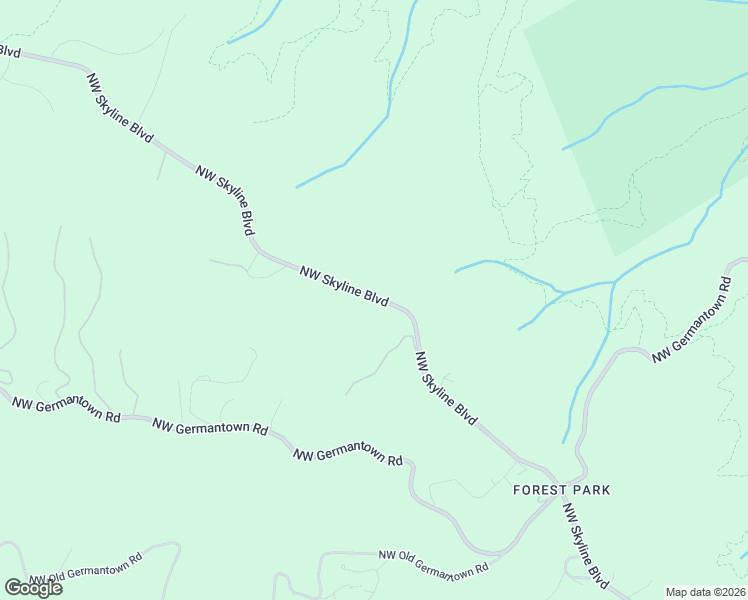 map of restaurants, bars, coffee shops, grocery stores, and more near 9205 Northwest Skyline Boulevard in Portland