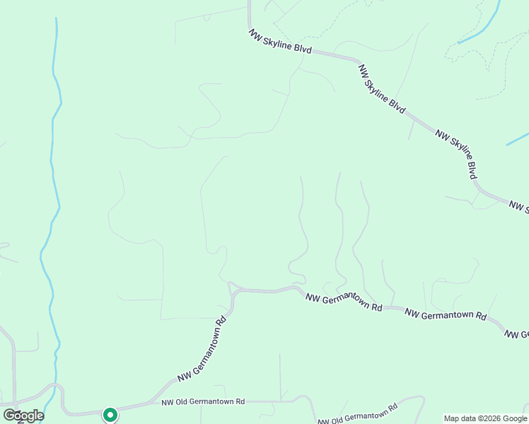 map of restaurants, bars, coffee shops, grocery stores, and more near 14345 Northwest Germantown Road in Portland
