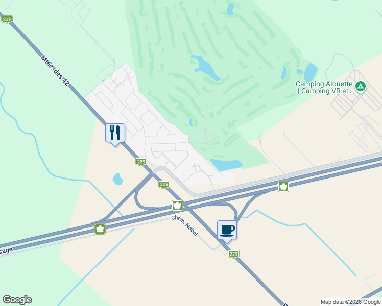 map of restaurants, bars, coffee shops, grocery stores, and more near 240 Rue du Sanctuaire in Sainte-Julie