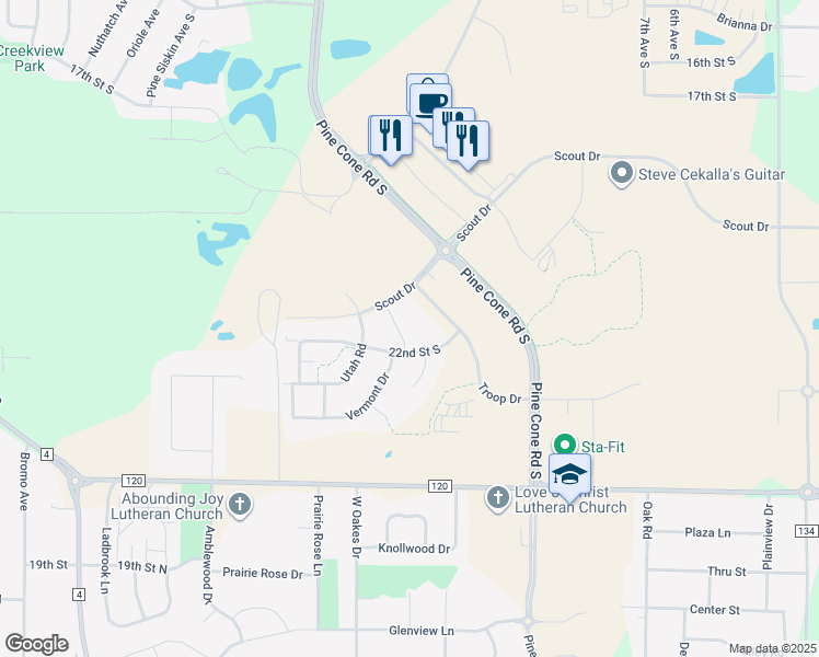 1221 22nd Street South, Sartell MN Walk Score