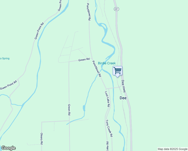 map of restaurants, bars, coffee shops, grocery stores, and more near 4670 Punchbowl Road in Hood River