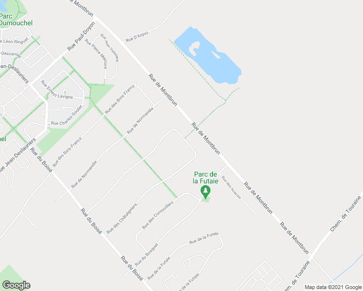 map of restaurants, bars, coffee shops, grocery stores, and more near 708 Rue des Châtaigniers in Boucherville