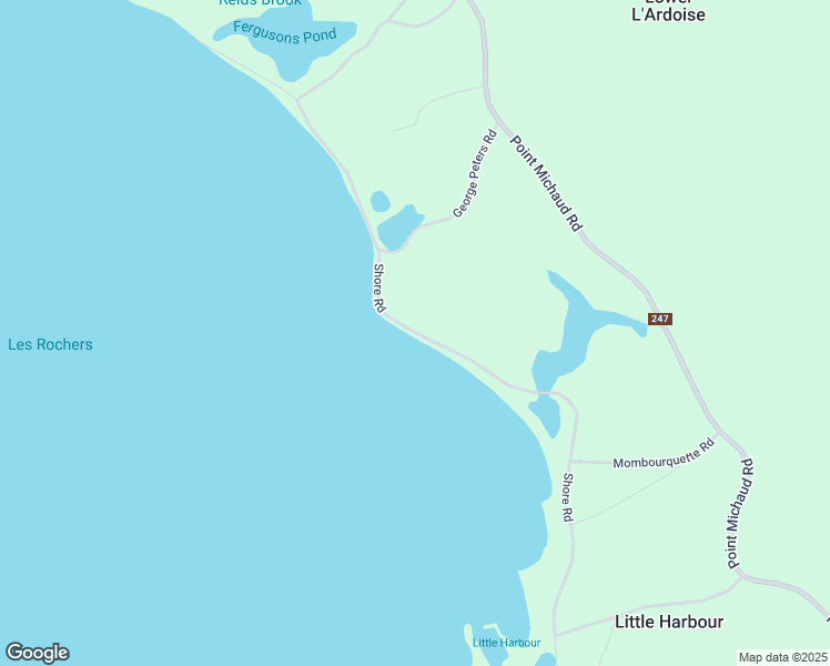 map of restaurants, bars, coffee shops, grocery stores, and more near Shore Road in Richmond County