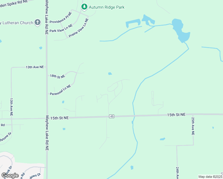 map of restaurants, bars, coffee shops, grocery stores, and more near 1954 Peach Drive Northeast in Sauk Rapids