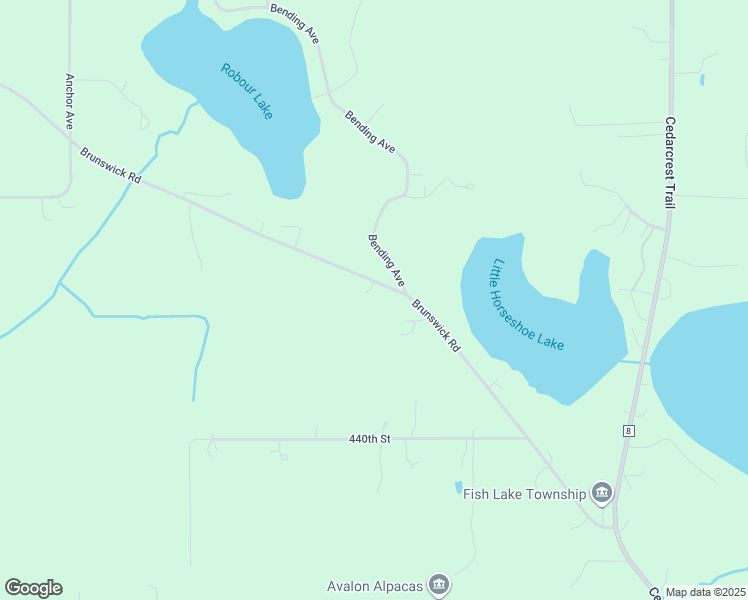 map of restaurants, bars, coffee shops, grocery stores, and more near 1633 Brunswick Road in Harris
