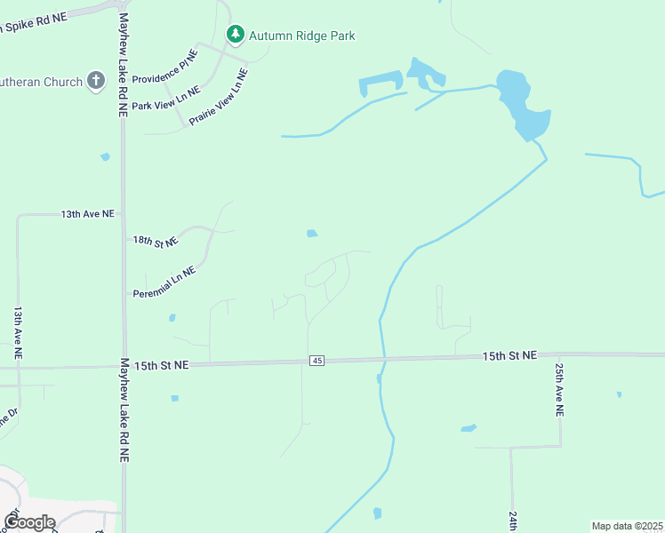 map of restaurants, bars, coffee shops, grocery stores, and more near 1978 Peach Drive Northeast in Sauk Rapids