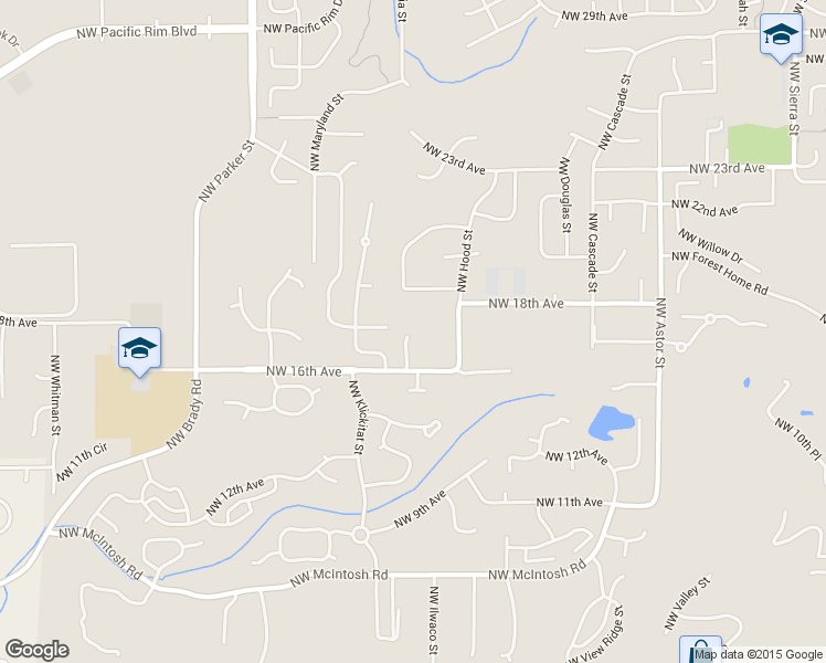 map of restaurants, bars, coffee shops, grocery stores, and more near 1672 NW Juneau Ct in Camas