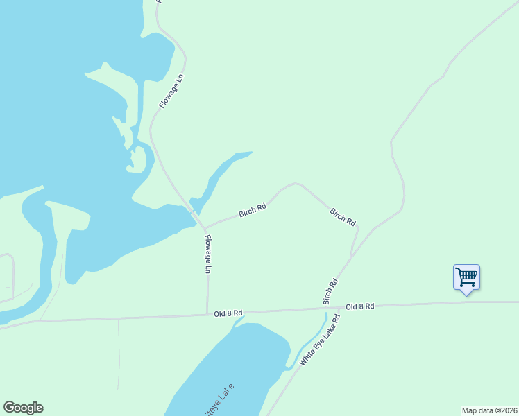 map of restaurants, bars, coffee shops, grocery stores, and more near 5959-5999 Birch Rd in Crandon