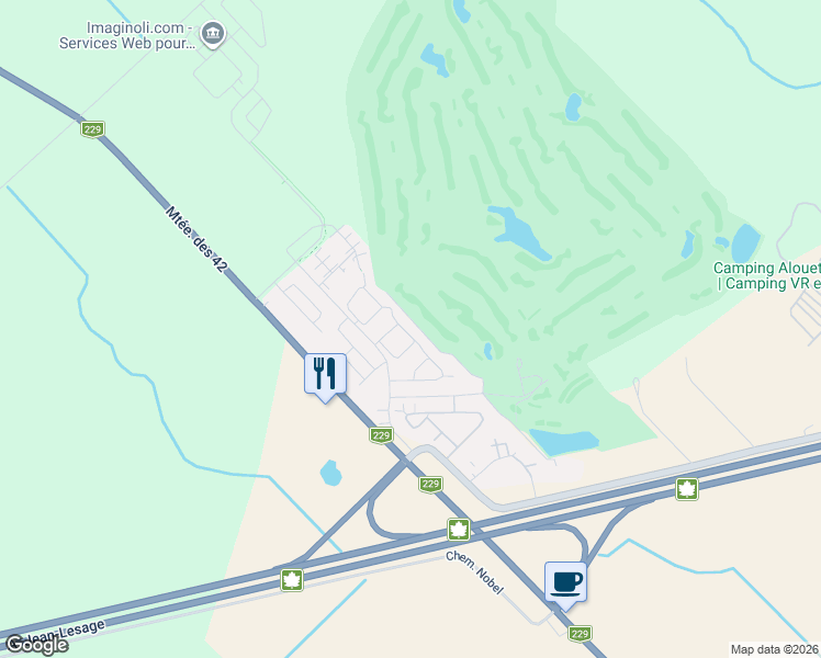 map of restaurants, bars, coffee shops, grocery stores, and more near 216 Rue Brunelle in Sainte-Julie