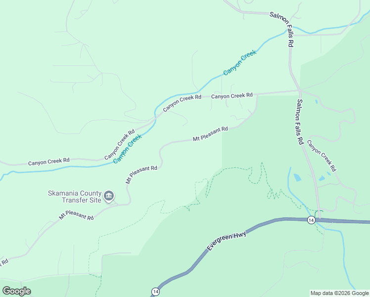 map of restaurants, bars, coffee shops, grocery stores, and more near 1661 Mount Pleasant Road in Washougal