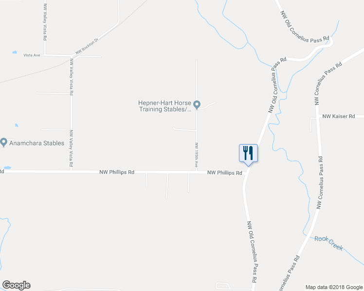 map of restaurants, bars, coffee shops, grocery stores, and more near 10241 Northwest 195th Avenue in Hillsboro