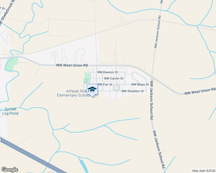 map of restaurants, bars, coffee shops, grocery stores, and more near 29032 Northwest Fair Street in North Plains