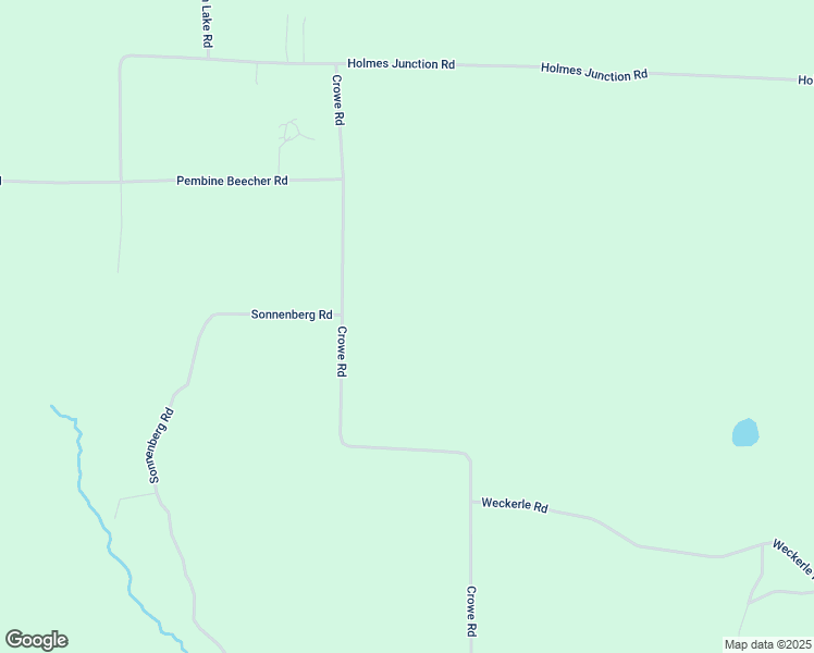 map of restaurants, bars, coffee shops, grocery stores, and more near N17560 Crowe Road in Pembine