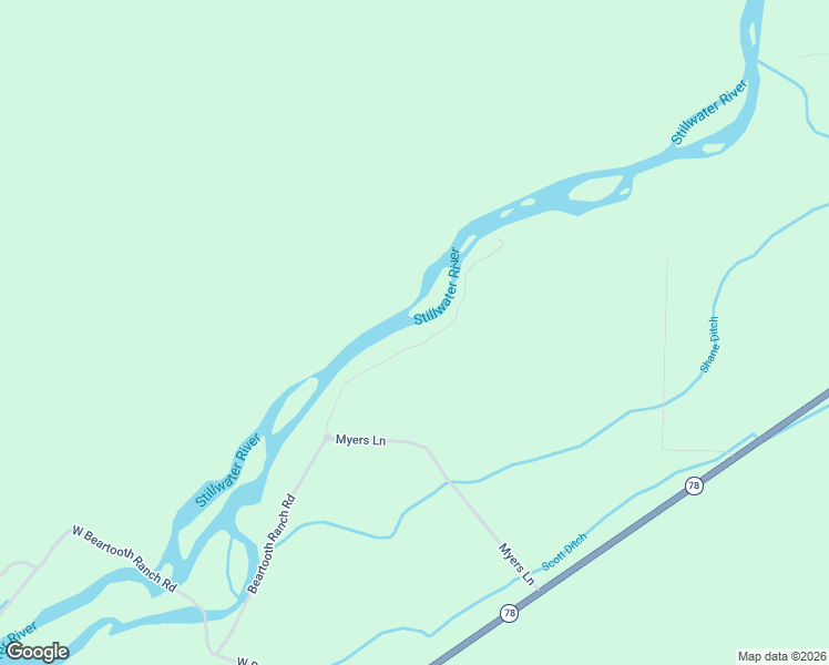 map of restaurants, bars, coffee shops, grocery stores, and more near 58-64 Beartooth Ranch Road in Columbus