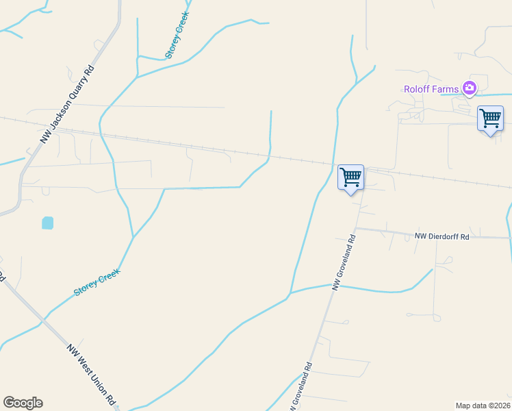 map of restaurants, bars, coffee shops, grocery stores, and more near 26465 Northwest West Union Road in Hillsboro