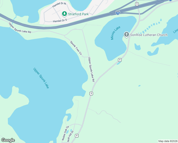 map of restaurants, bars, coffee shops, grocery stores, and more near 17075 Upper Spunk Lake Road in Avon