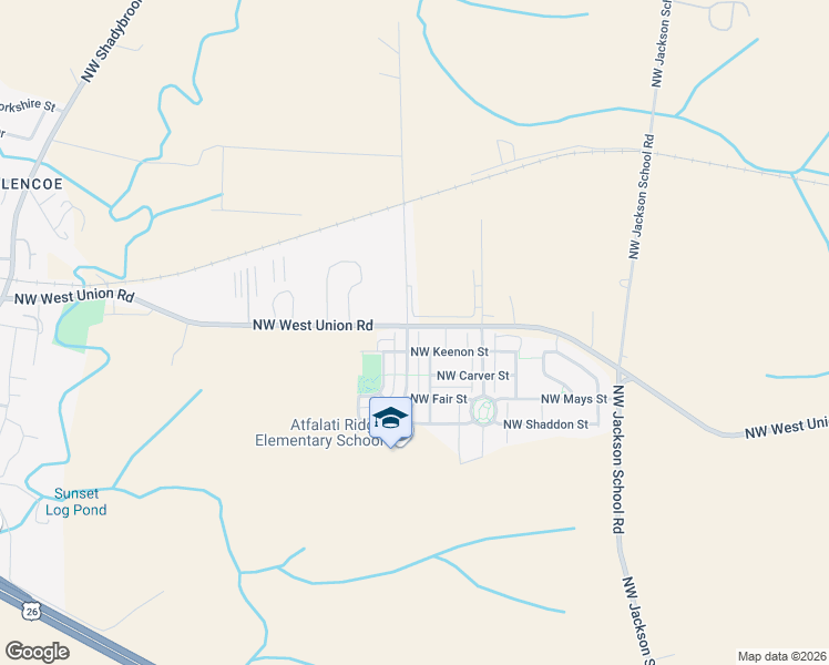 map of restaurants, bars, coffee shops, grocery stores, and more near 10397 Northwest 292nd Avenue in North Plains