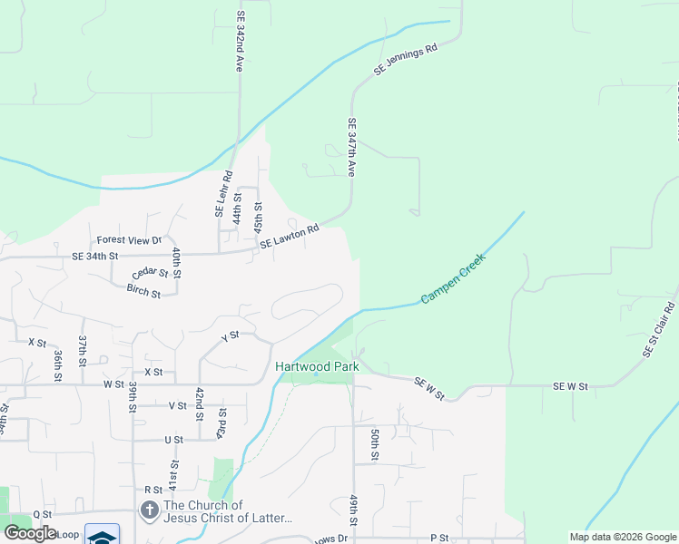 map of restaurants, bars, coffee shops, grocery stores, and more near 4851 Z Street in Washougal