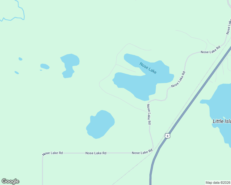 map of restaurants, bars, coffee shops, grocery stores, and more near 2782 High Peak Road in Rhinelander