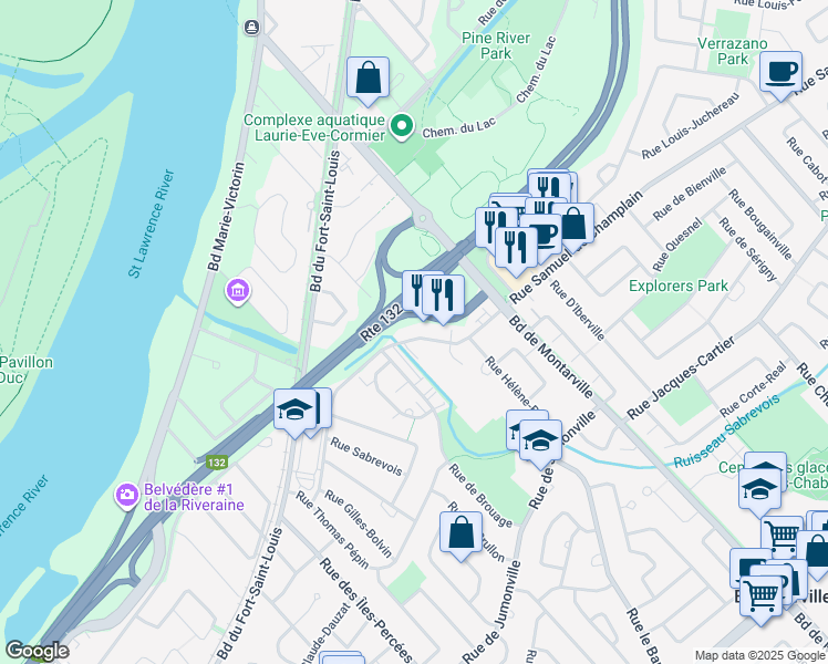 387 Rue Samuel de Champlain, Boucherville QC Walk Score